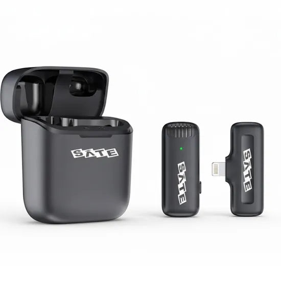 Micrófono Inalámbrico Satellite A-MK142 Lightning Para IPhone - Negro