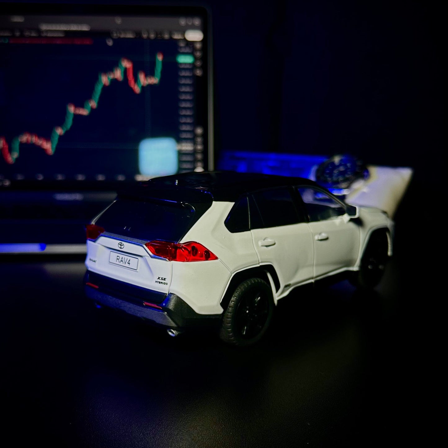 Toyota RAV4 Hybrid 2025 Blanco 1:24