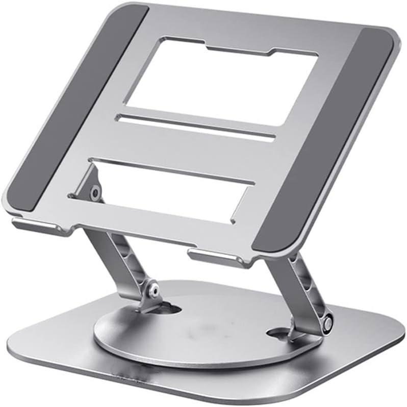Soporte Giratorio 360° para Portátil - Elevable y de Aluminio
