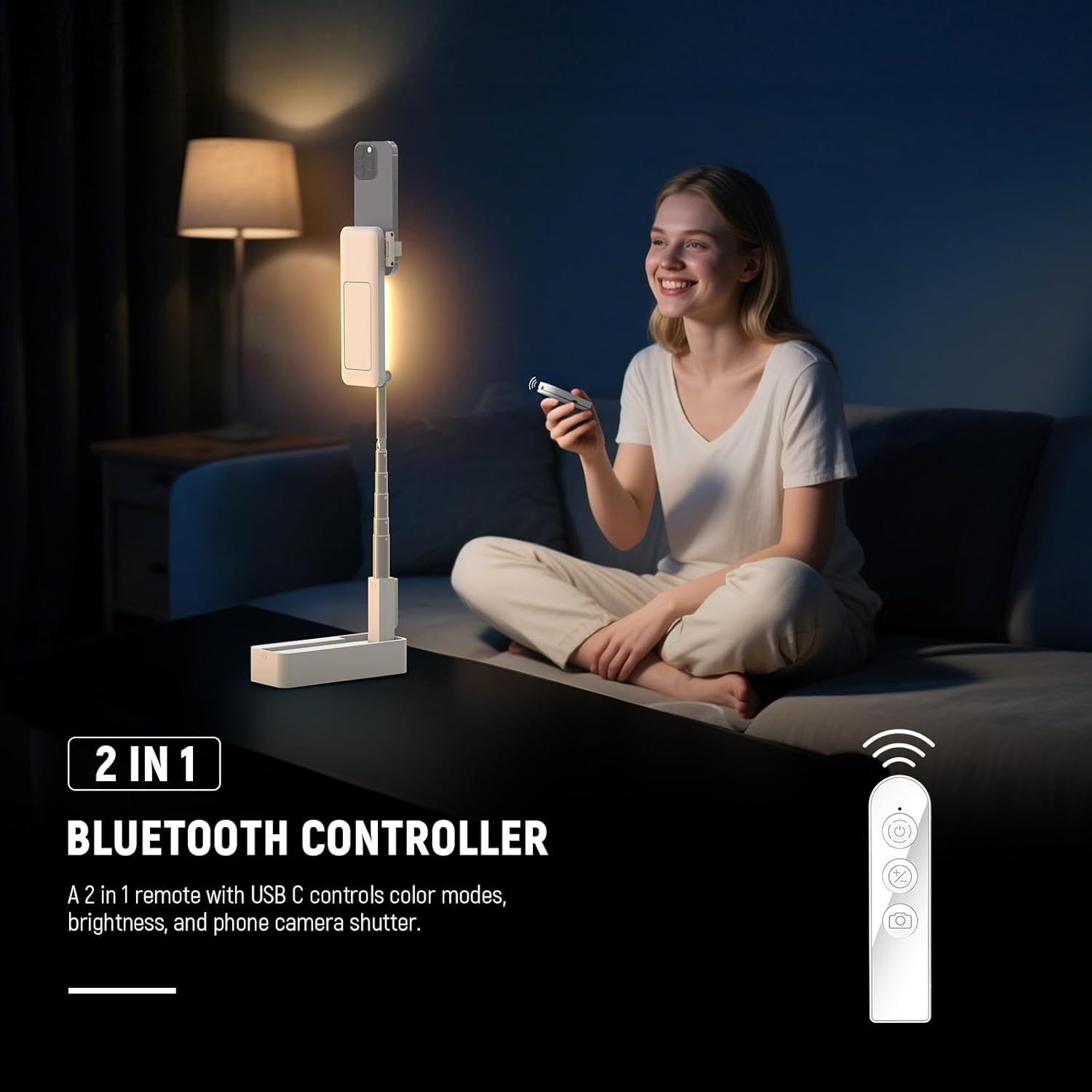 Soporte Plegable NEEWER V10 para Vídeo y Streaming con Luz