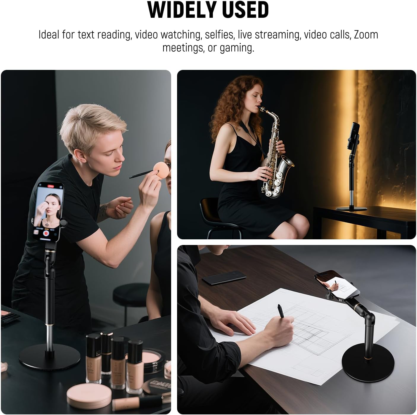 Soporte de Escritorio NEEWER ST006 con Base de Metal Pesada