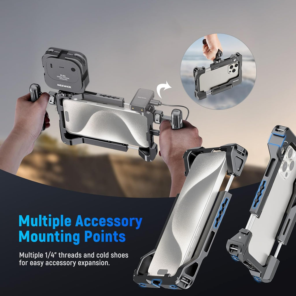 Video Cage NEEWER PA017: Estabilizador para iPhone y Android