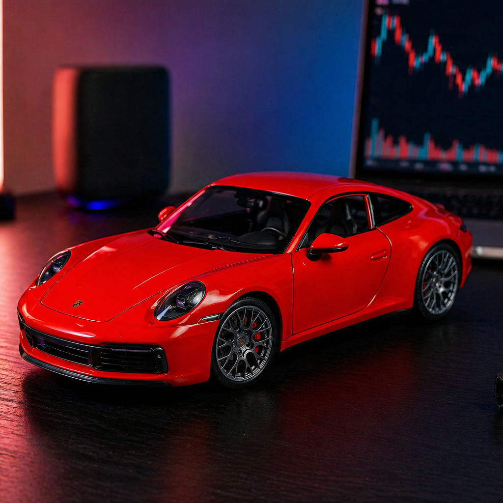 Porsche 911 Carrera 4S Red Edition 1:24