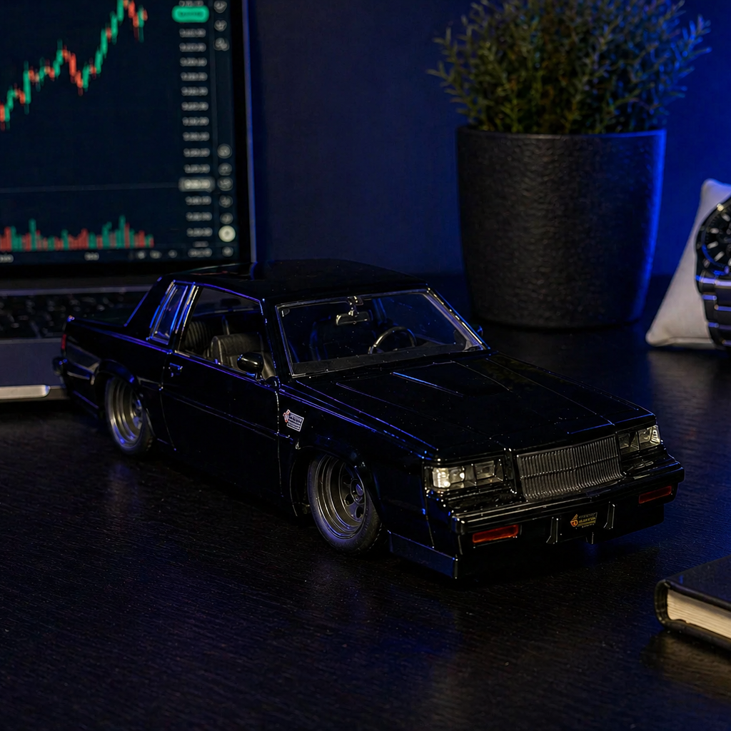Buick Grand National 1987 Negro 1:24