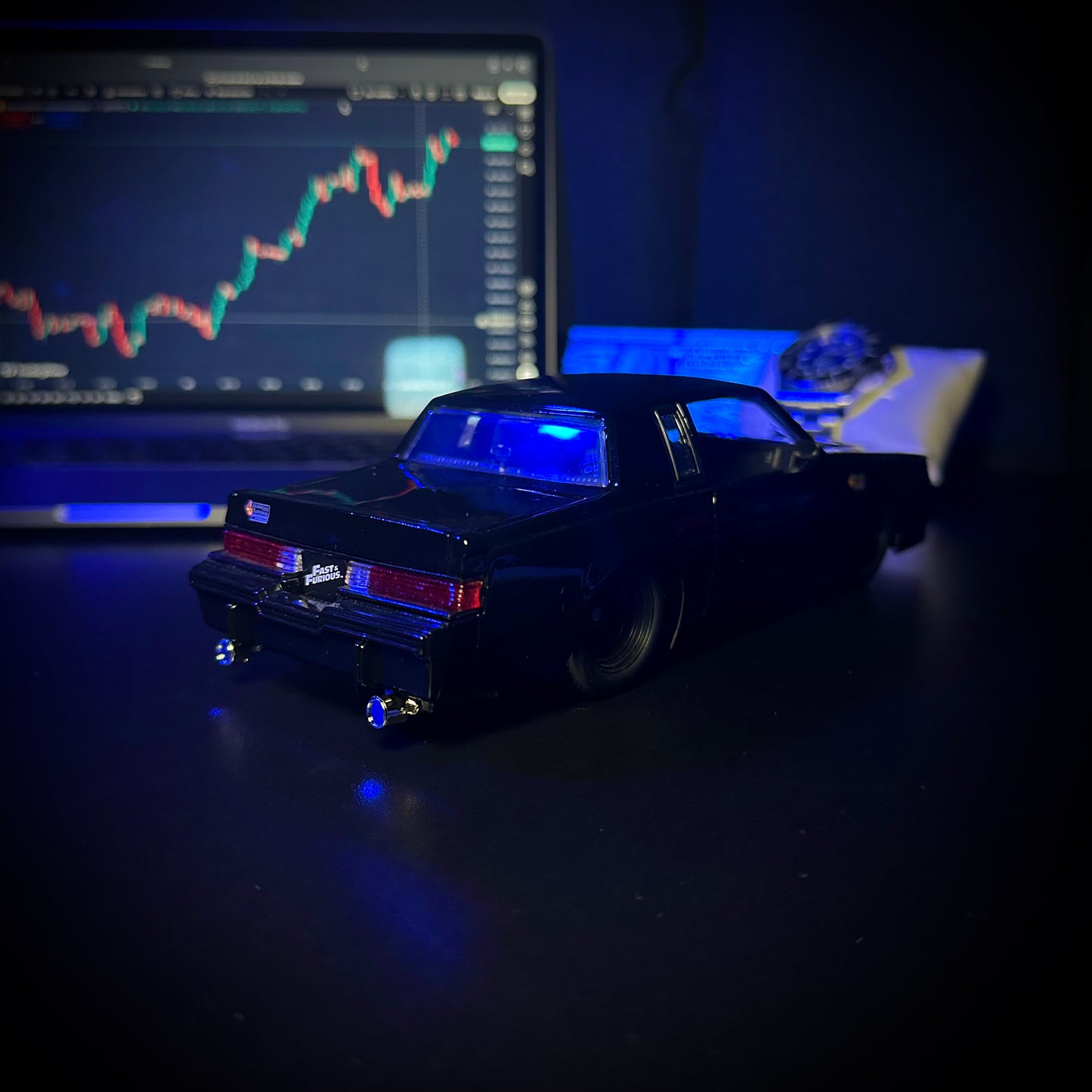 Buick Grand National 1987 Negro 1:24