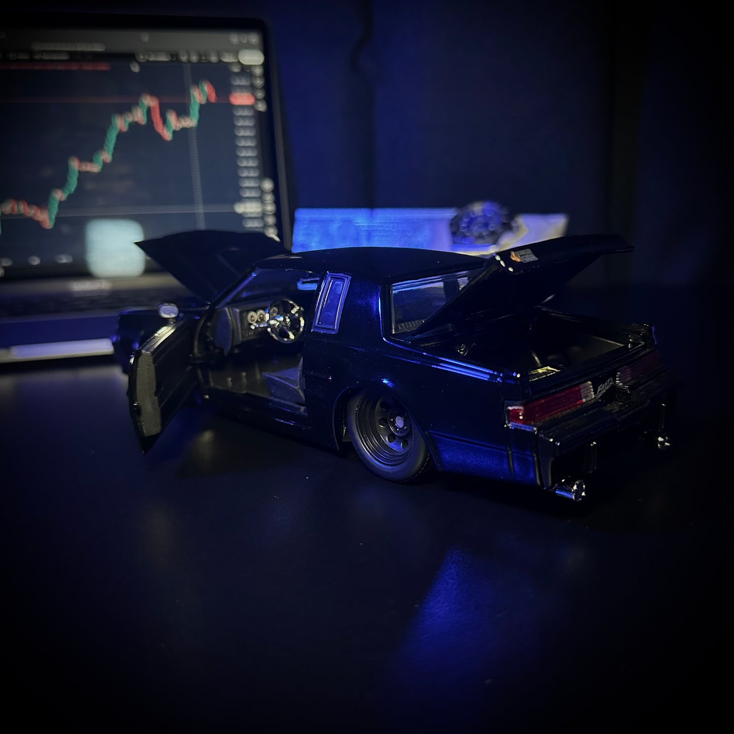 Buick Grand National 1987 Negro 1:24