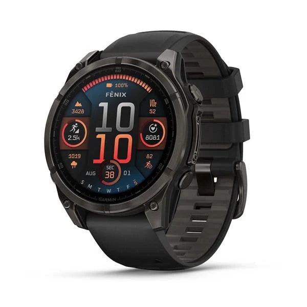 Reloj Smartwatch Garmin Fenix 8 Sapphire 51mm - Carbón Gray/Black