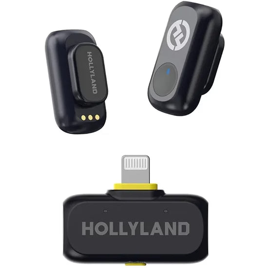 Sistema De Micrófono Hollyland Lark A1 Mini Duo Lightning Inalámbrico