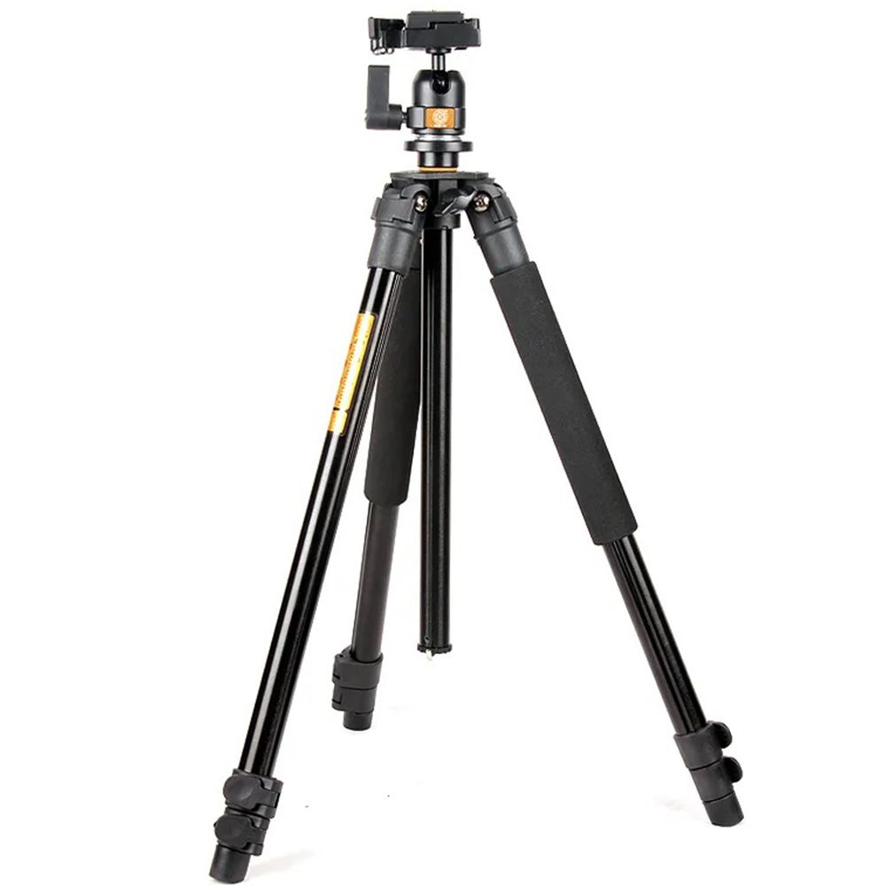 Trípode Profesional QZSD Q308 de 156cm con Cabezal de 3 Vías